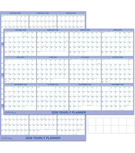 Amazon.com: AT-A-GLANCE 2025 Erasable Calendar, Dry Erase Wall